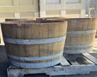 half wine barrel