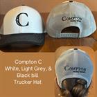 Compton White & Grey "C" Compton Logo Hat