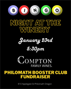 2nd Annual Philomath High Booster Club BINGO Bash!