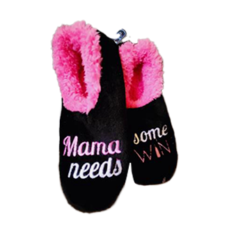 Slipper sock Mama Needs Wine Snoozies