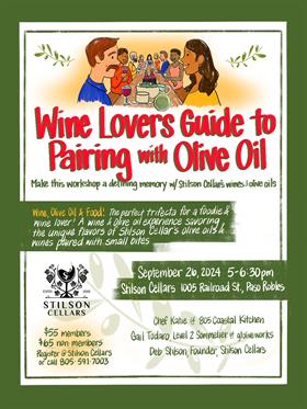 Wine Lovers Guide to Pairing with Olive Oil