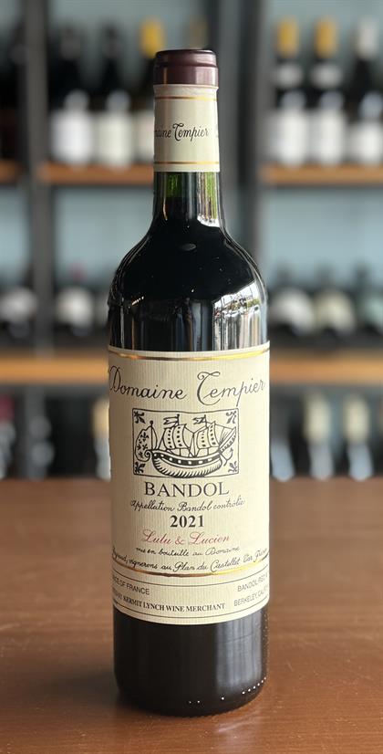 Domaine Tempier Lulu et Lucien Bandol Rouge 2021