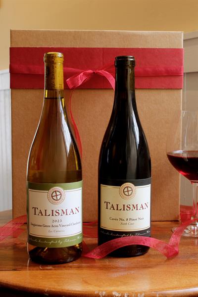 Pinot and Chardonnay Two Bottle Gift Pack