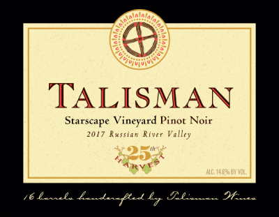 2017 Starscape Vineyard Pinot Noir, Russian River Valley