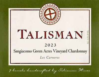 2023 Sangiacomo Green Acres Chardonnay Carneros