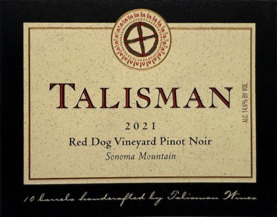 2021 Red Dog Vineyard Pinot Noir, Sonoma Mountain