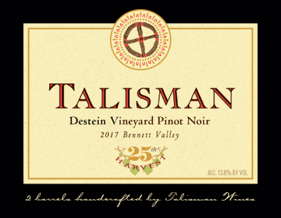 2017 Destein Vineyard Pinot Noir, Bennett Valley