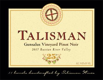 2017 Gunsalus Vineyard Pinot Noir, Russian River Valley