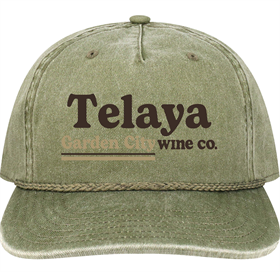 Telaya Wine 26 Skully Snapback Hat-Telaya Logo
