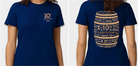 Telaya Women's T Shirt 10th Anniversary