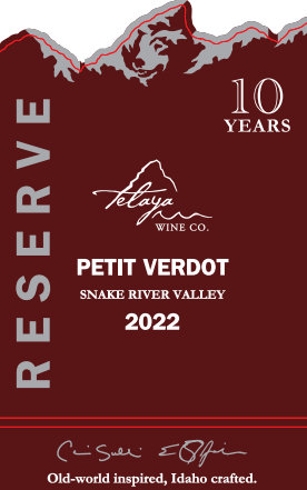 2022 Petit Verdot-SRV RESERVE 10YR Anniv