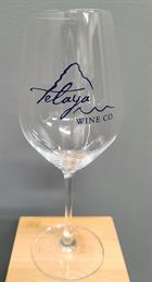 Telaya Wine Logoed Wine Glass-Set of Six