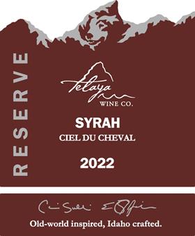 2022 Syrah Ciel du Cheval-RESERVE