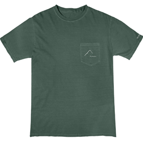 Telaya 2026 Men's Pocket Tee Mt Wave Logo