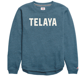 Telaya Wine 24 Crew Sweathsirt-Embossed Telaya