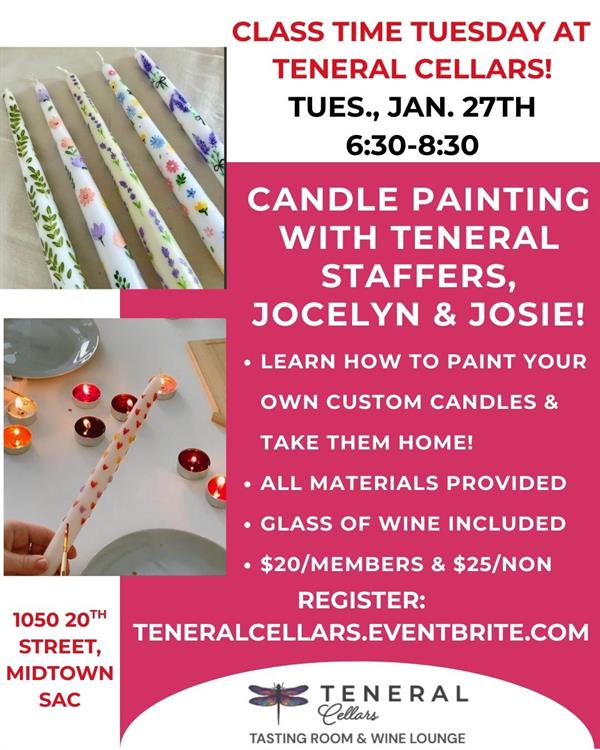 Candle Painting Class