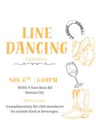 Line Dancing November 6th 2026