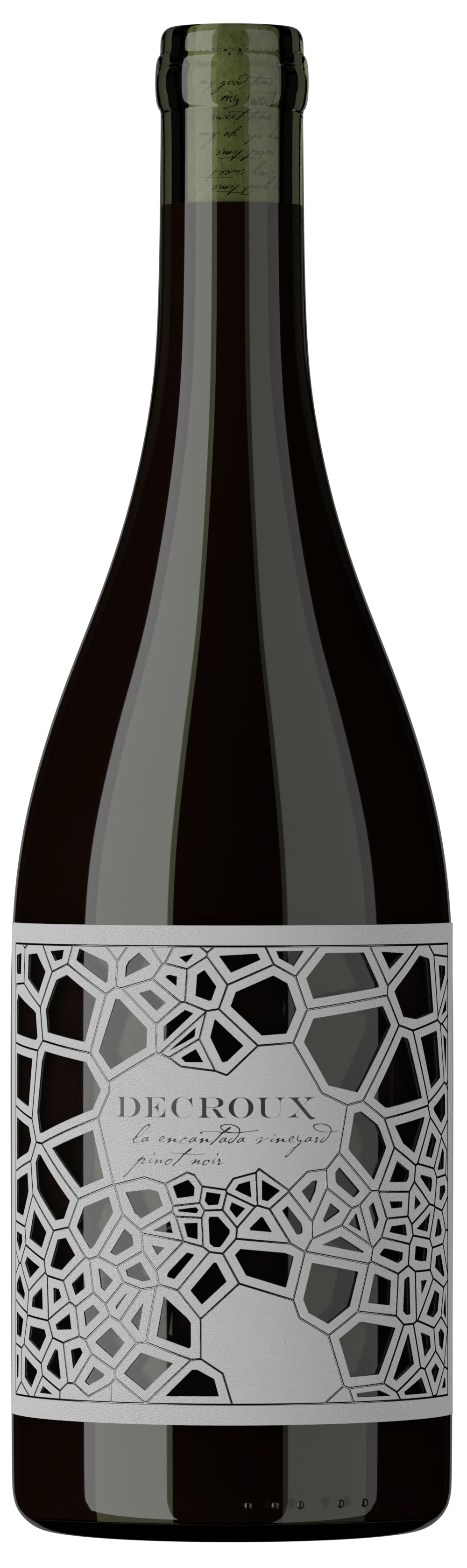 photo of bottle of 2017 La Encantada Vineyard