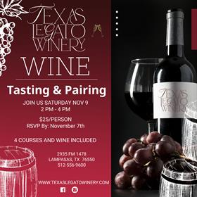 November 9th Wine Pairing