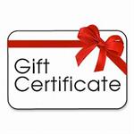 6-Gift Certificate - $50.00