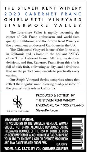 2023 SVS Ghielmetti Cabernet Franc - Livermore Valley