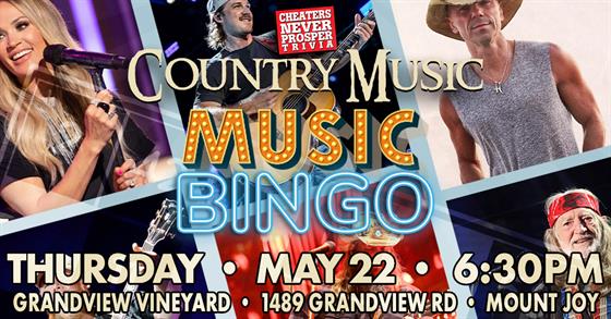 Country Music Bingo Trivia Night