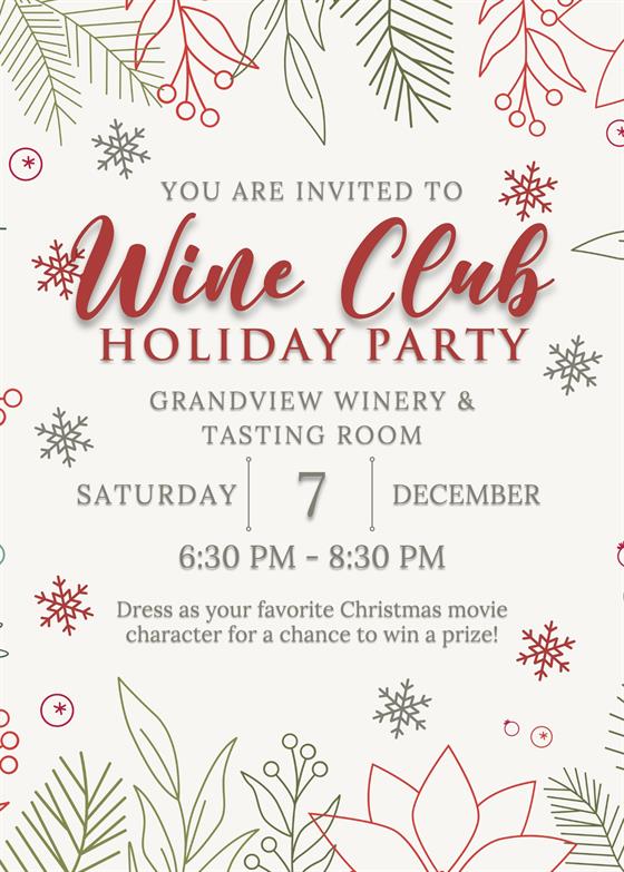 2024 Wine Club Holiday Party