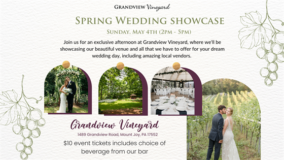 Wedding Showcase at Grandview Vineyard