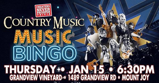 Country Music Bingo Night