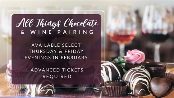 2026 All Things Chocolate & Wine Pairing