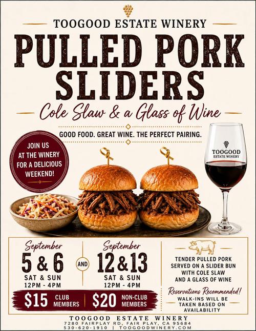 Pulled Pork & Wine