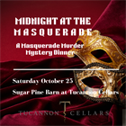 Masquerade Murder Mystery Dinner Ticket