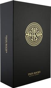 TRW Logo Black Leather 2 Bottle Box