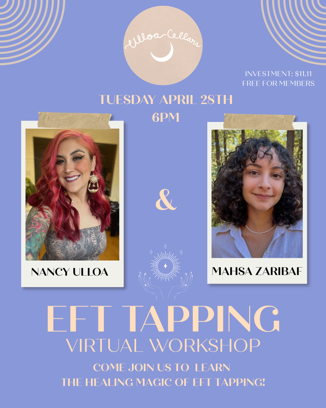 EFT Tapping Virtual Workshop