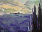 #1: Cypress Landscape-Blue/Purple Hues