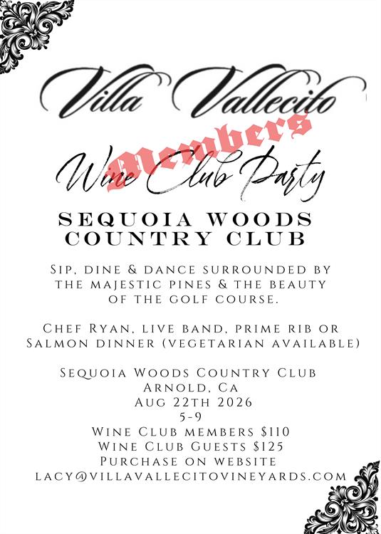Members - Sequoia Woods WC Party 8/22