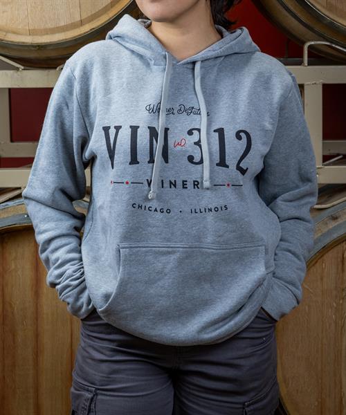 VIN312 Light Grey Hoodie