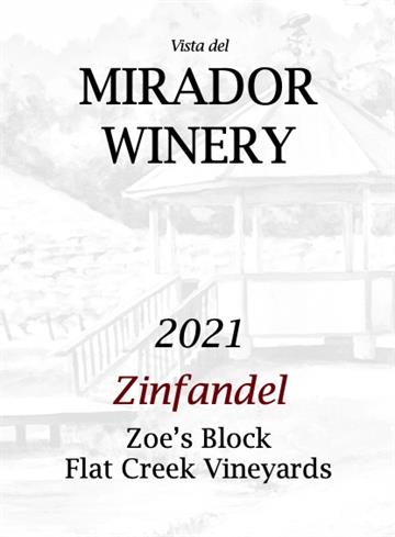 2021 Zinfandel - Zoe's Block