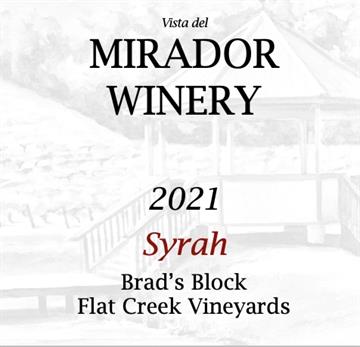 2021 Syrah Brad's Block
