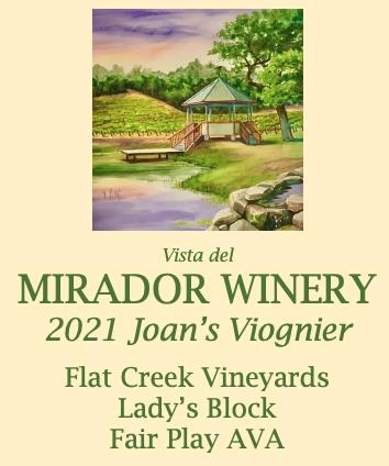 2021 Joan's Viognier