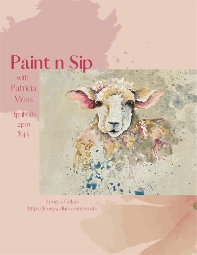 Paint & Sip with Patricia Moss April 6, 2025