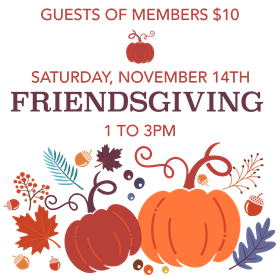 Friendsgiving Wine Club Social Guests