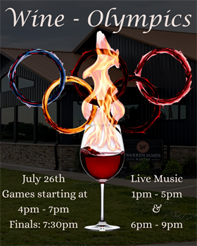 Wine - Olympic Games (Teams of 4) July 26th
