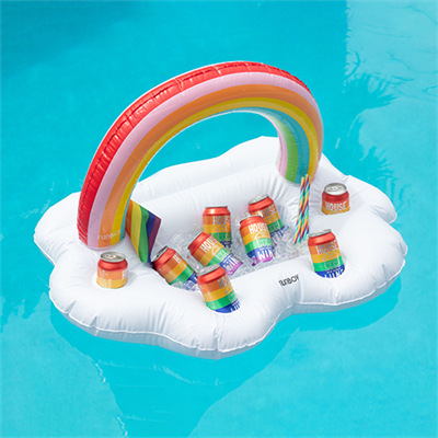 House Wine x FUNBOY Rainbow Cloud Floating Bar