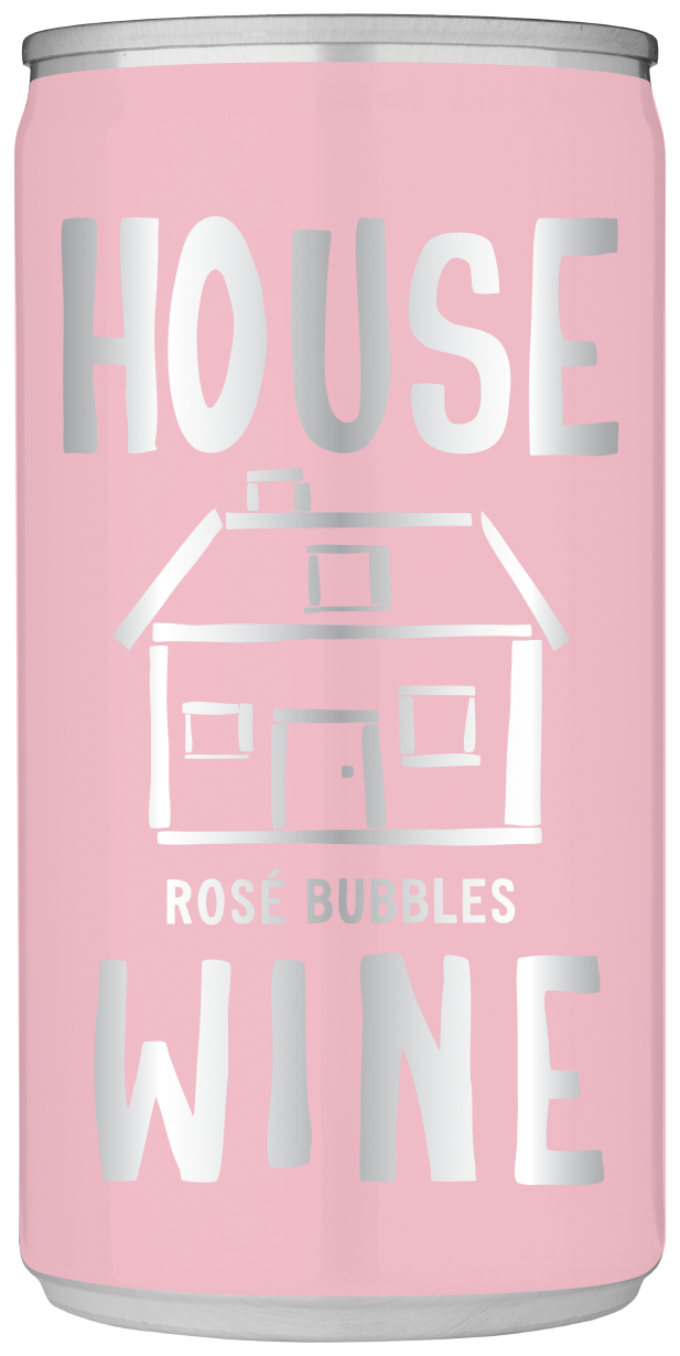 House Wine KIT House Wine Rose Bubbles 187mL 6 PK