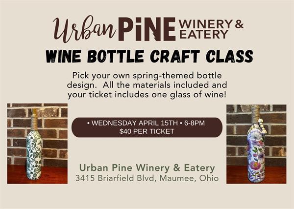 Wine Bottle Craft Class with Cathy Callahan