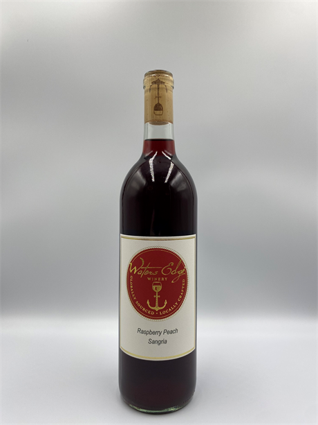 Raspberry Peach Sangria Bottle