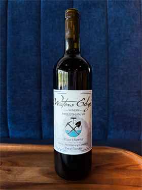 Hawthorne 2023 Monterey County Petit Verdot Bottle