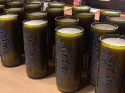 Wine Bottle Candles