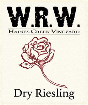 23 WRW Haines Crk Dry Riesling